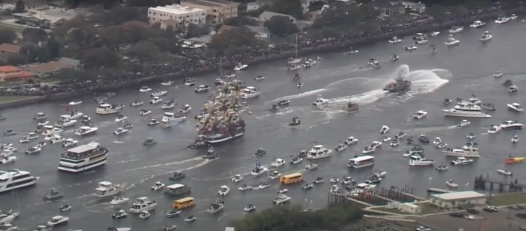 Gasparilla Float Parade Tampa Yacht Rental