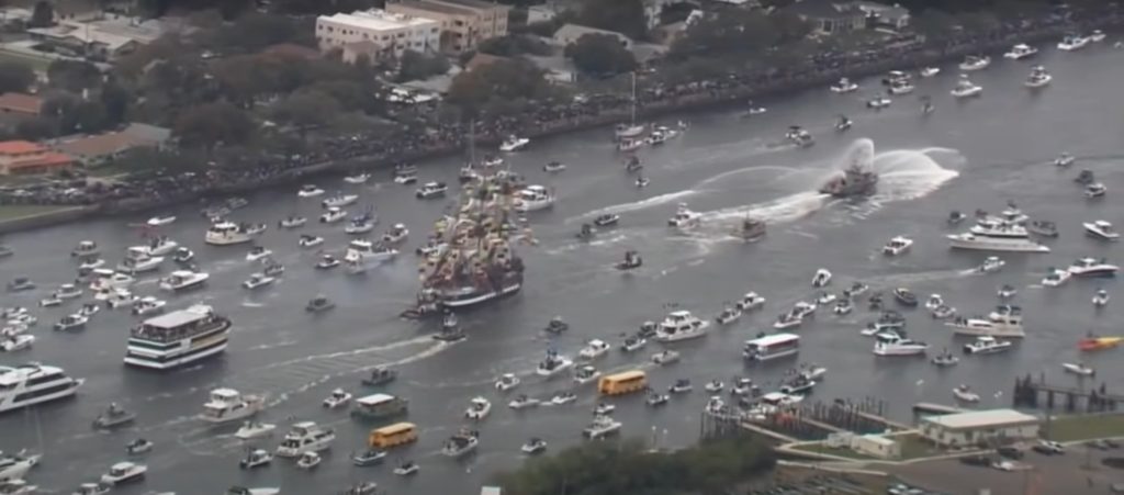 Gasparilla Float Parade Tampa Yacht Rental